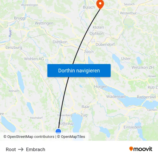 Root to Embrach map