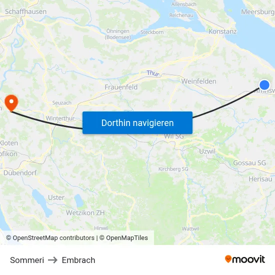 Sommeri to Embrach map