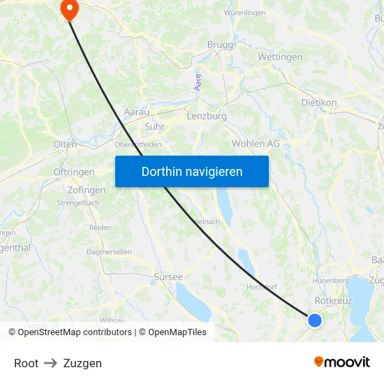 Root to Zuzgen map