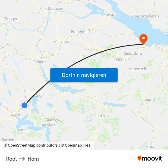 Root to Horn map