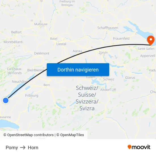 Pomy to Horn map