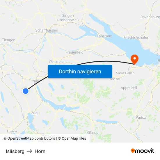 Islisberg to Horn map