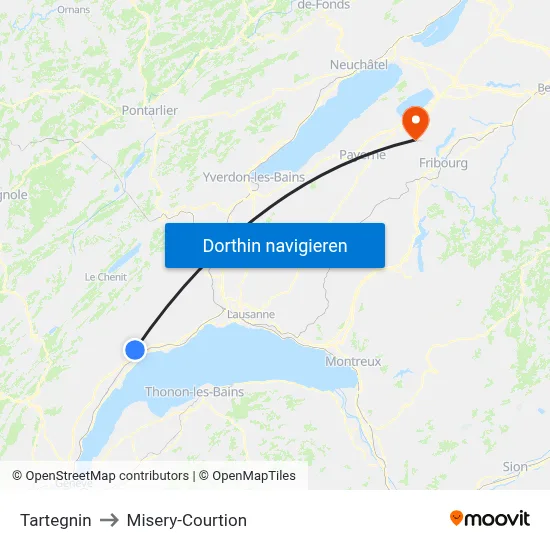 Tartegnin to Misery-Courtion map