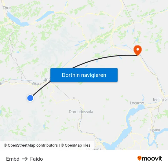 Embd to Faido map