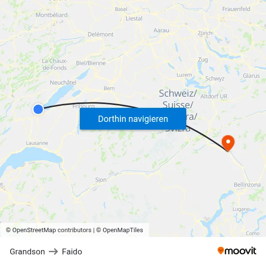 Grandson to Faido map