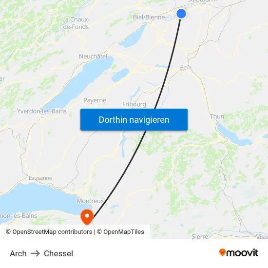 Arch to Chessel map