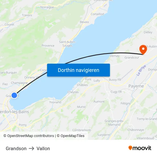 Grandson to Vallon map