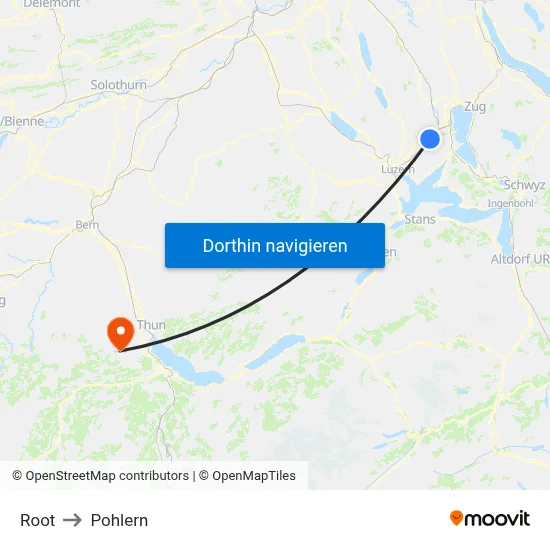 Root to Pohlern map