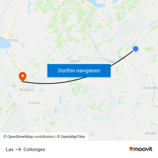 Lax to Collonges map