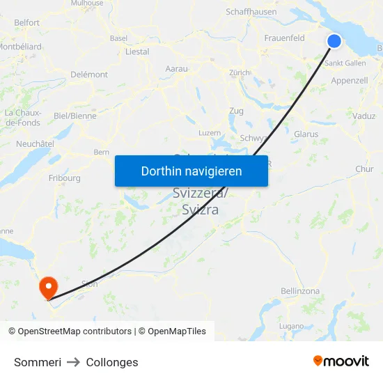 Sommeri to Collonges map