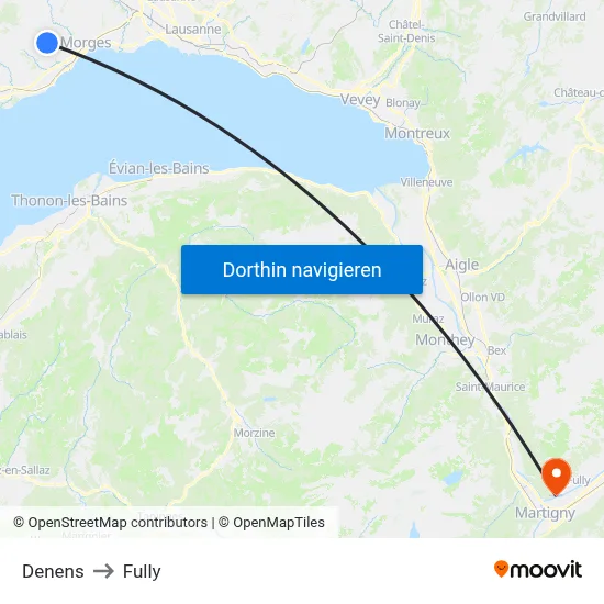 Denens to Fully map