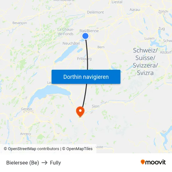 Bielersee (Be) to Fully map