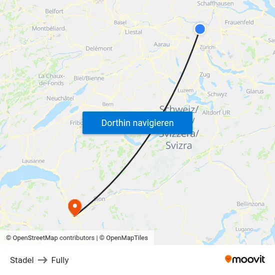 Stadel to Fully map