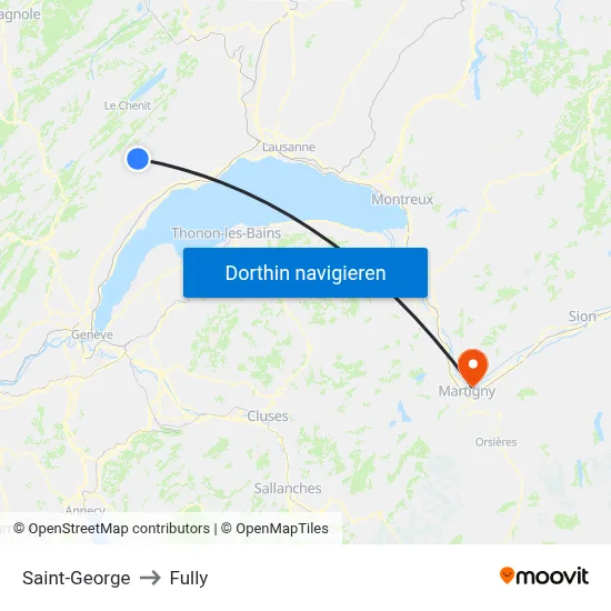 Saint-George to Fully map