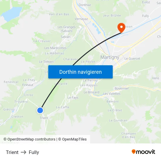 Trient to Fully map