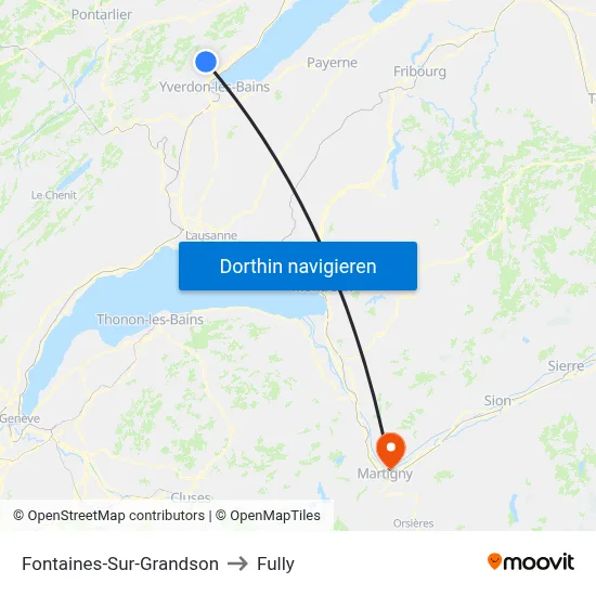 Fontaines-Sur-Grandson to Fully map