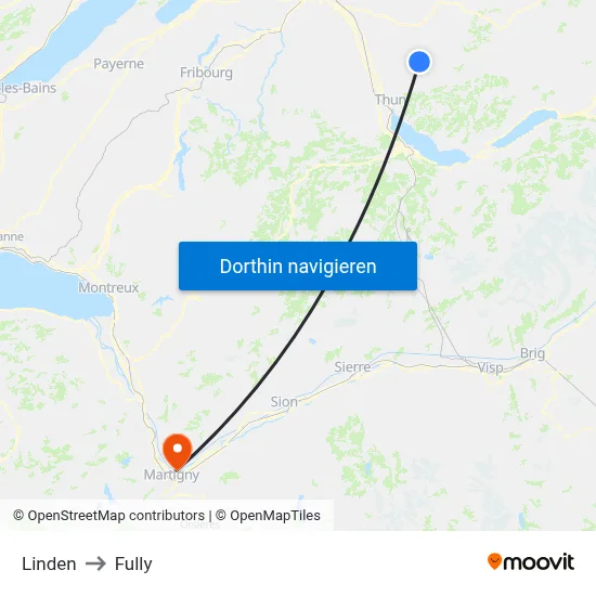 Linden to Fully map