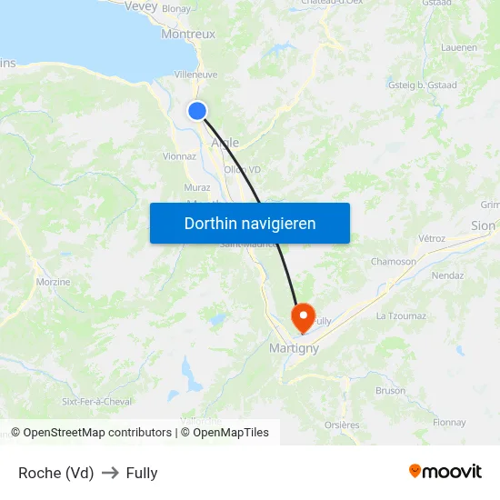 Roche (Vd) to Fully map