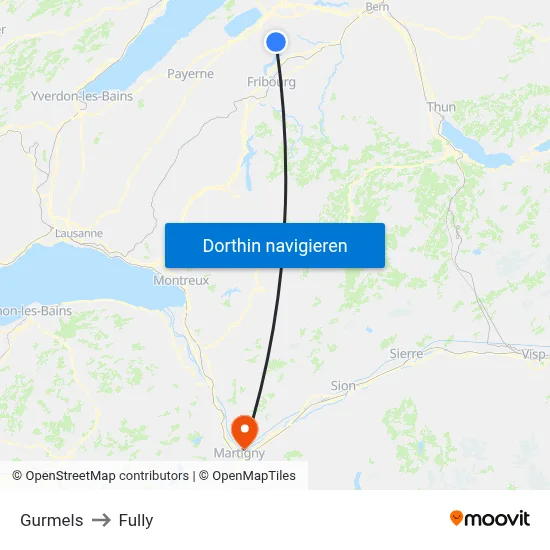 Gurmels to Fully map