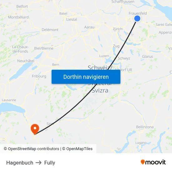 Hagenbuch to Fully map