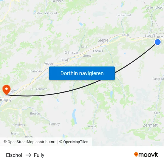 Eischoll to Fully map