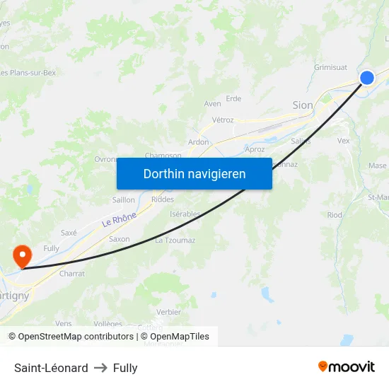Saint-Léonard to Fully map
