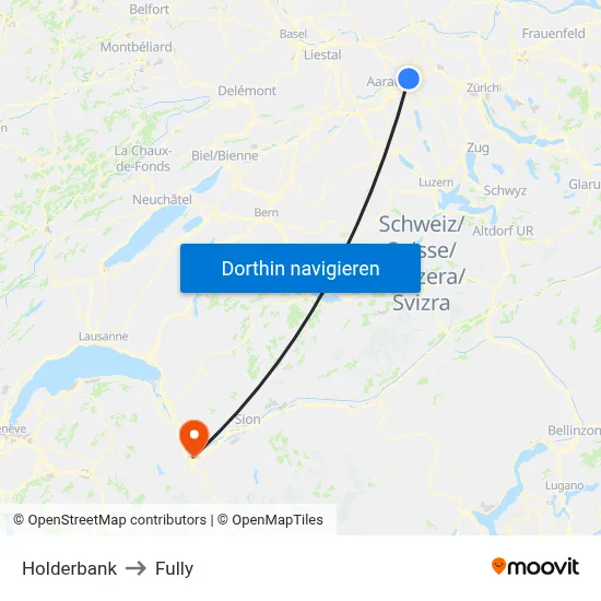 Holderbank to Fully map