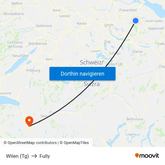 Wilen (Tg) to Fully map