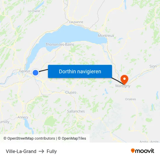 Ville-La-Grand to Fully map