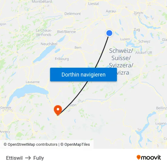 Ettiswil to Fully map