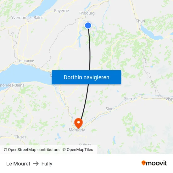 Le Mouret to Fully map