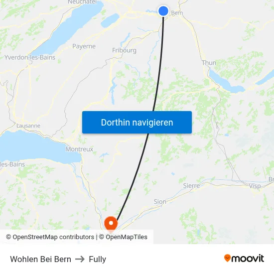 Wohlen Bei Bern to Fully map