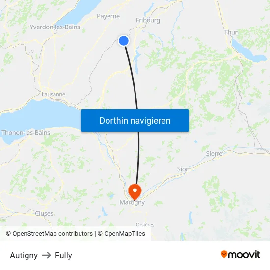 Autigny to Fully map