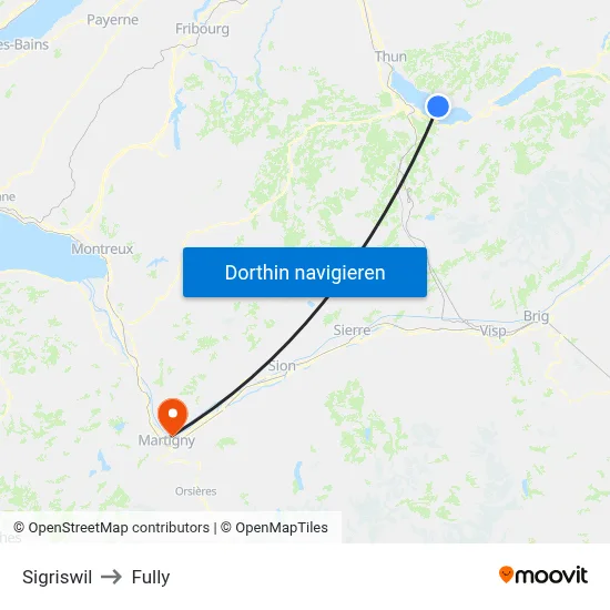 Sigriswil to Fully map