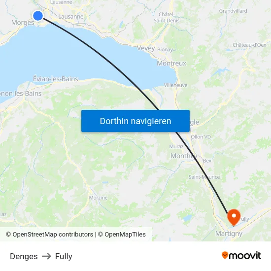 Denges to Fully map
