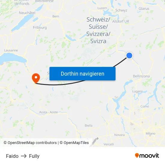Faido to Fully map
