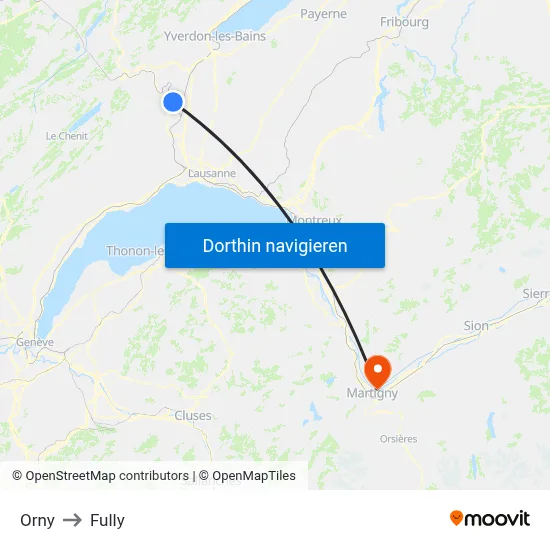 Orny to Fully map