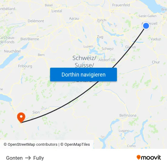 Gonten to Fully map