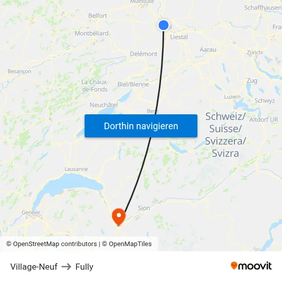 Village-Neuf to Fully map