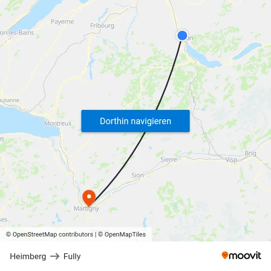 Heimberg to Fully map