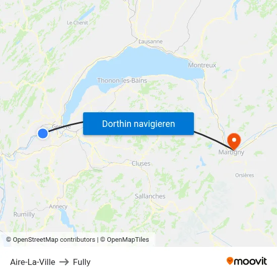 Aire-La-Ville to Fully map