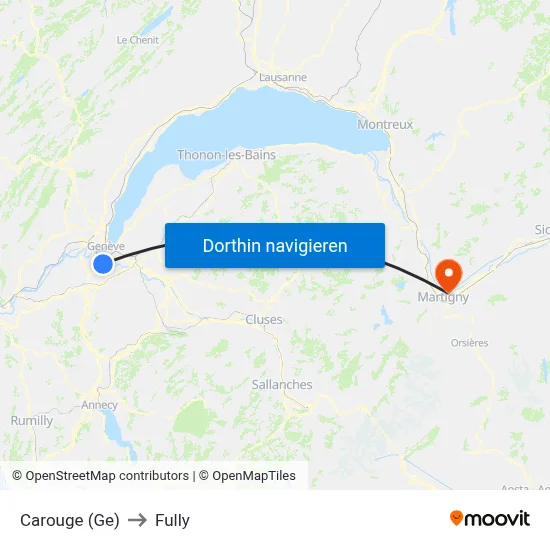 Carouge (Ge) to Fully map