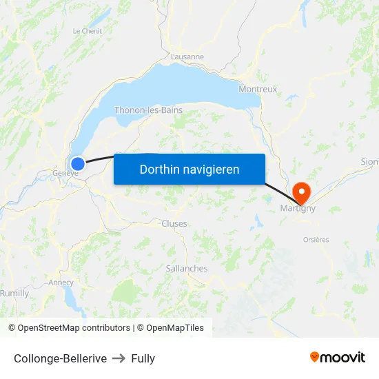 Collonge-Bellerive to Fully map