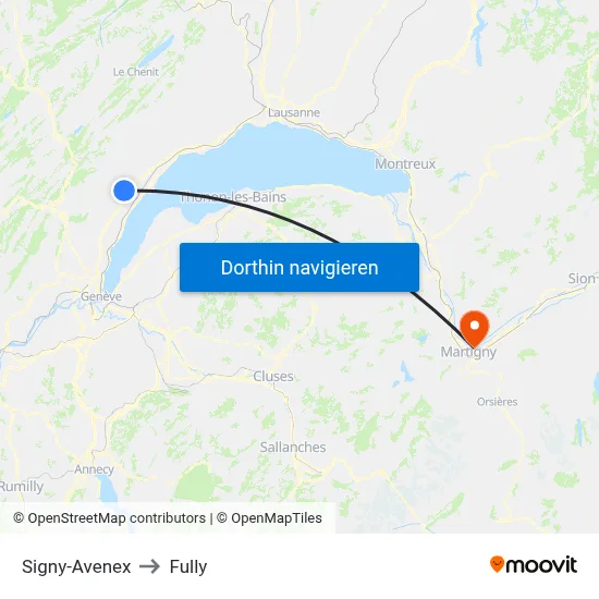 Signy-Avenex to Fully map
