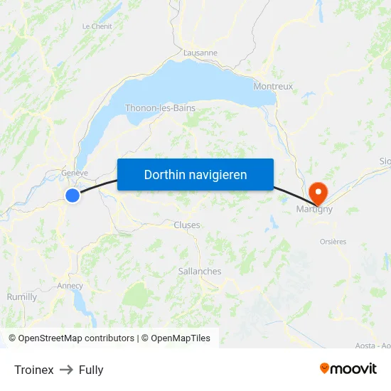 Troinex to Fully map