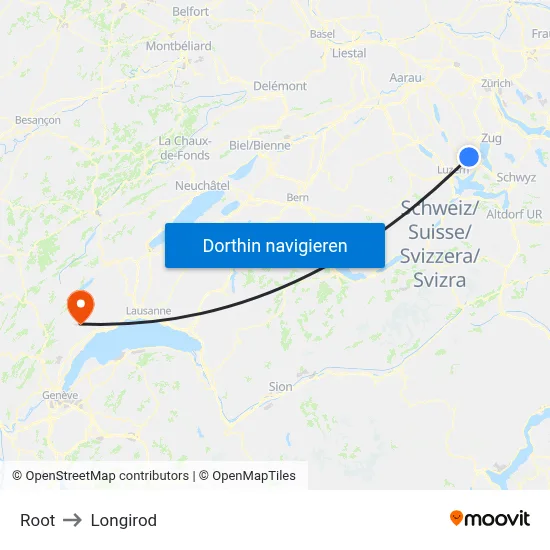 Root to Longirod map