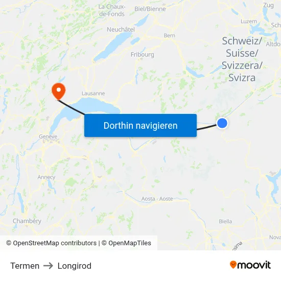 Termen to Longirod map
