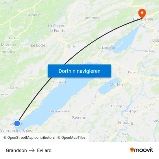 Grandson to Evilard map