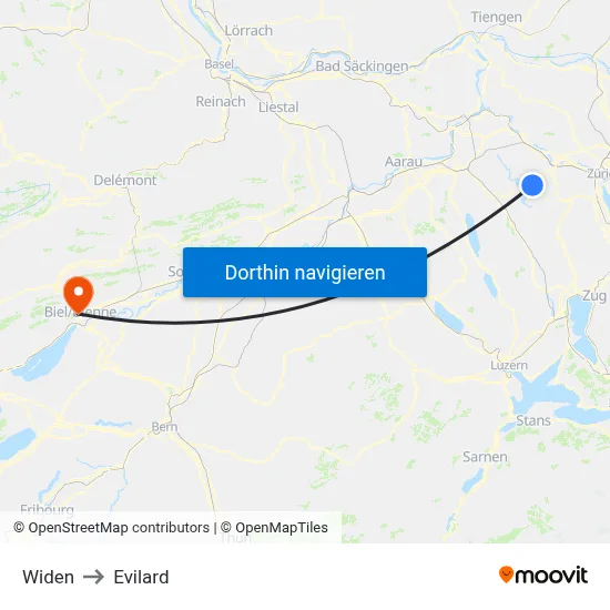 Widen to Evilard map