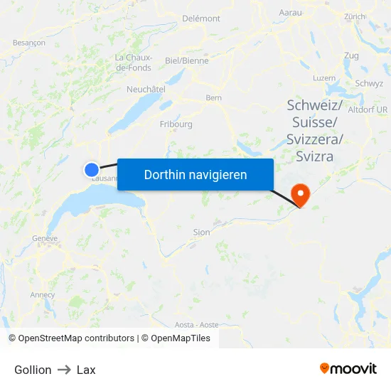 Gollion to Lax map